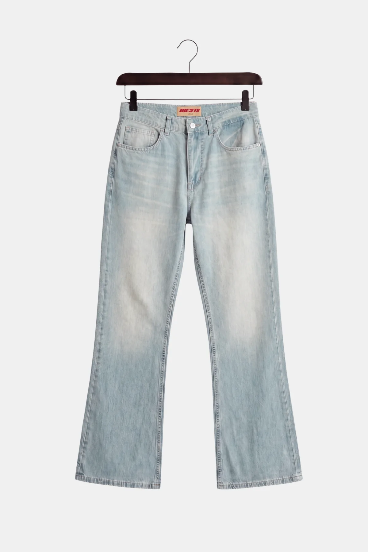 BLUE FLARED JEANS