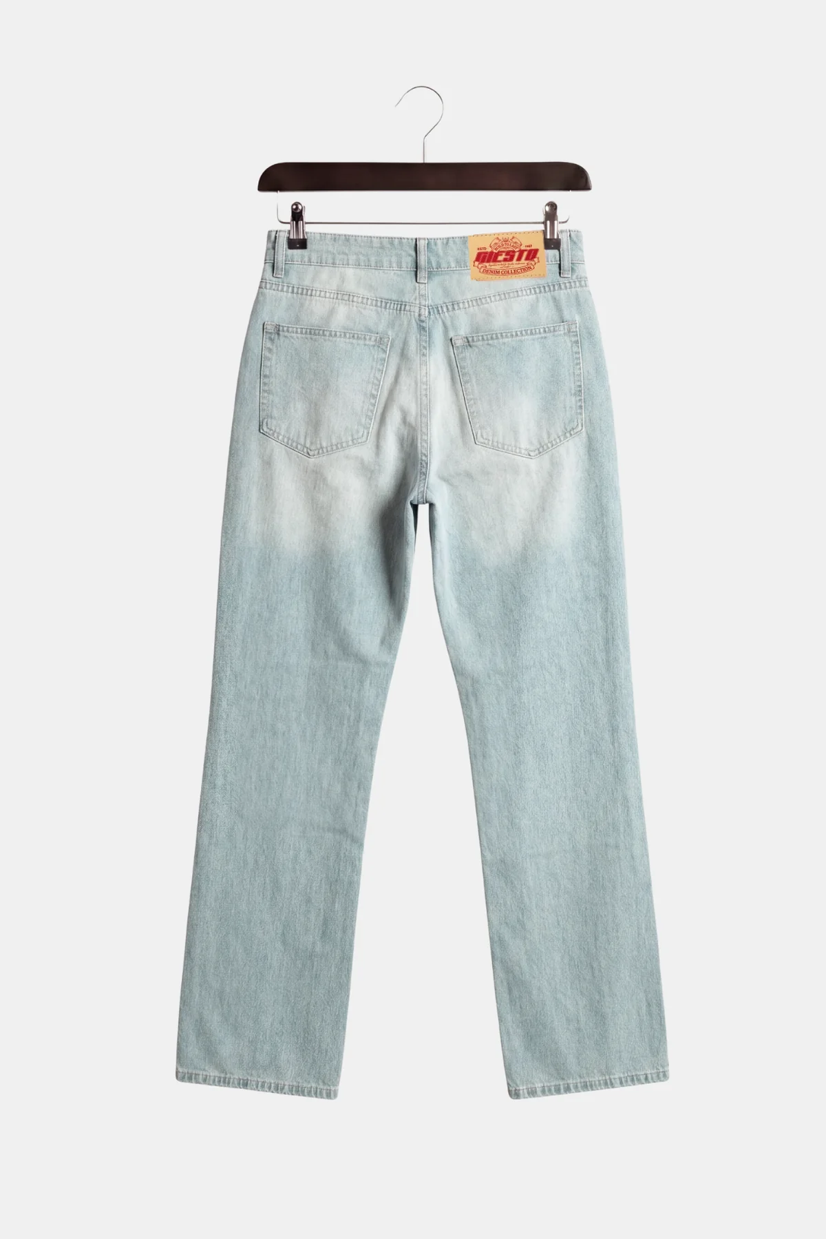 BLUE FLARED JEANS