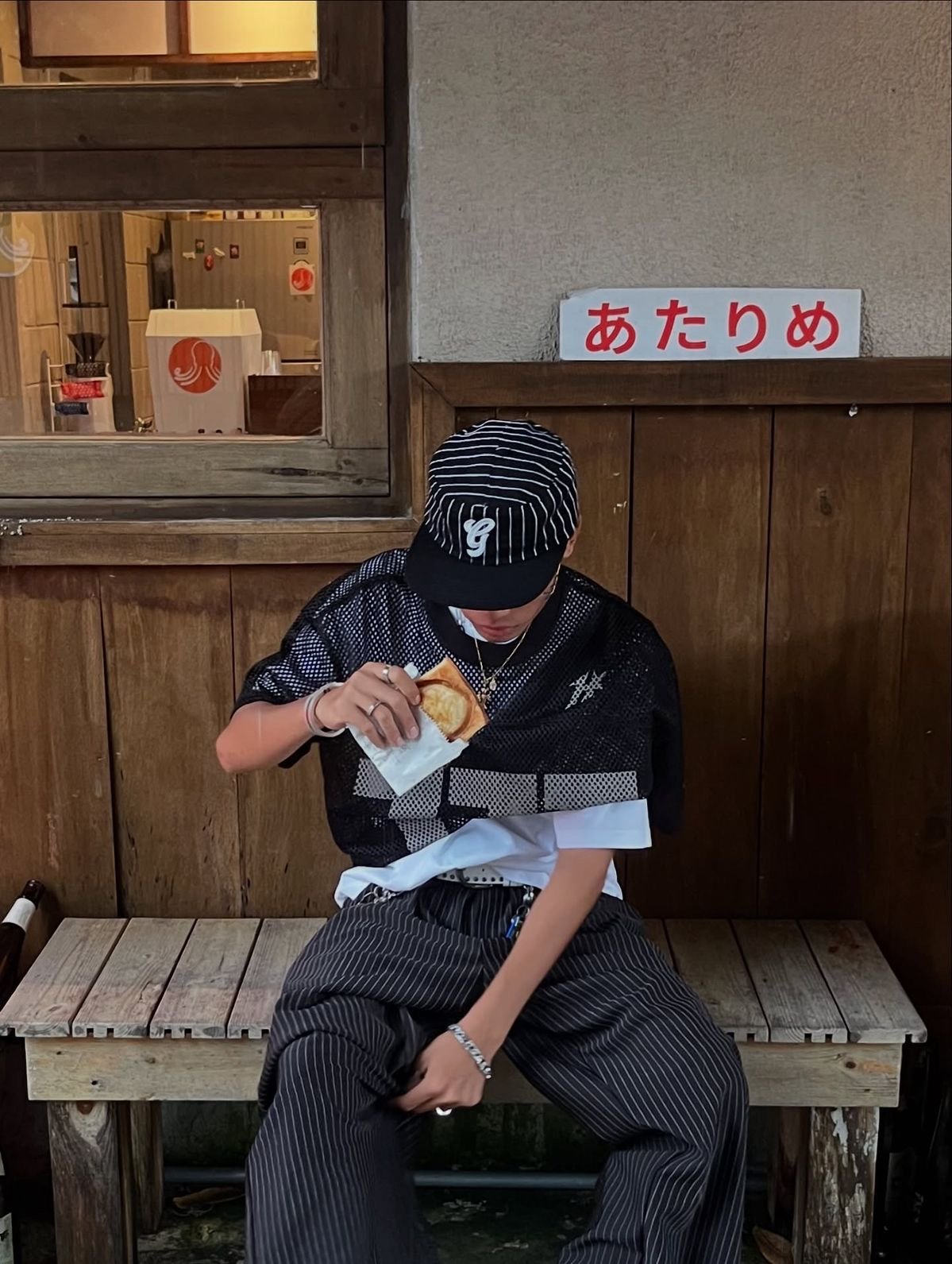 STRIPED CAP J