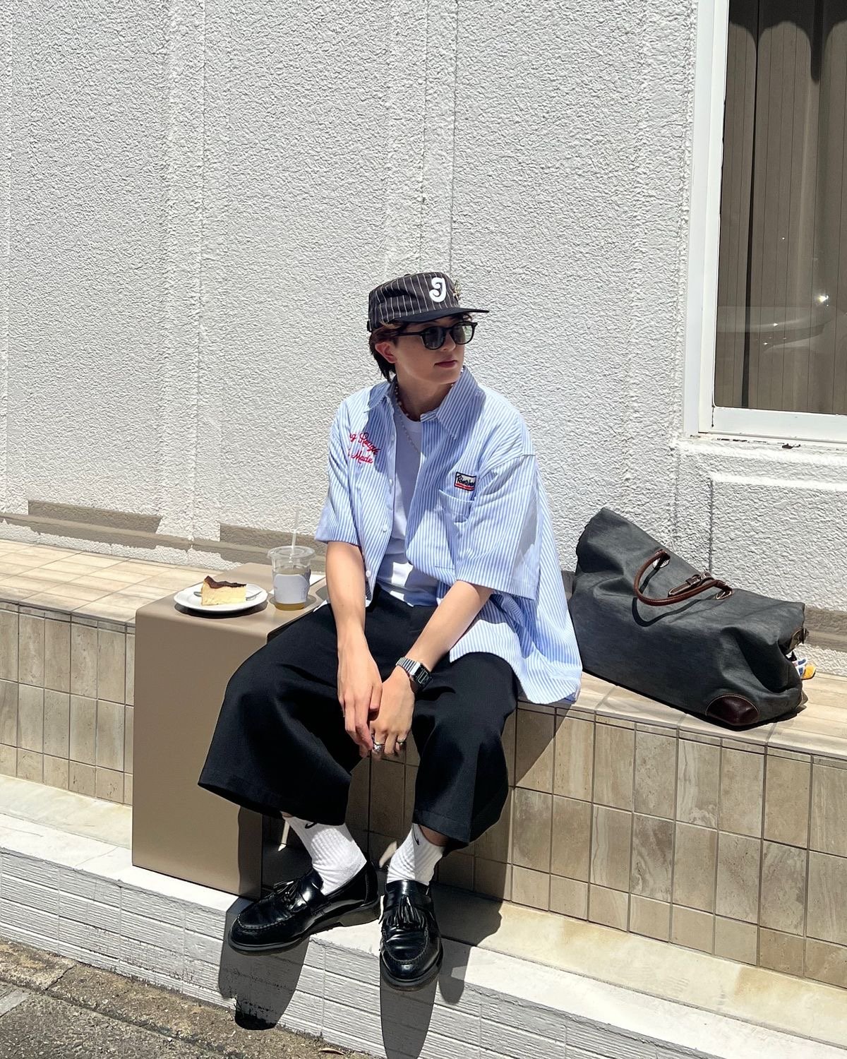 STRIPED CAP J