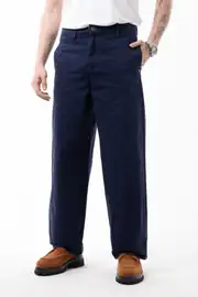 GABARDINE BAGGY JEAN