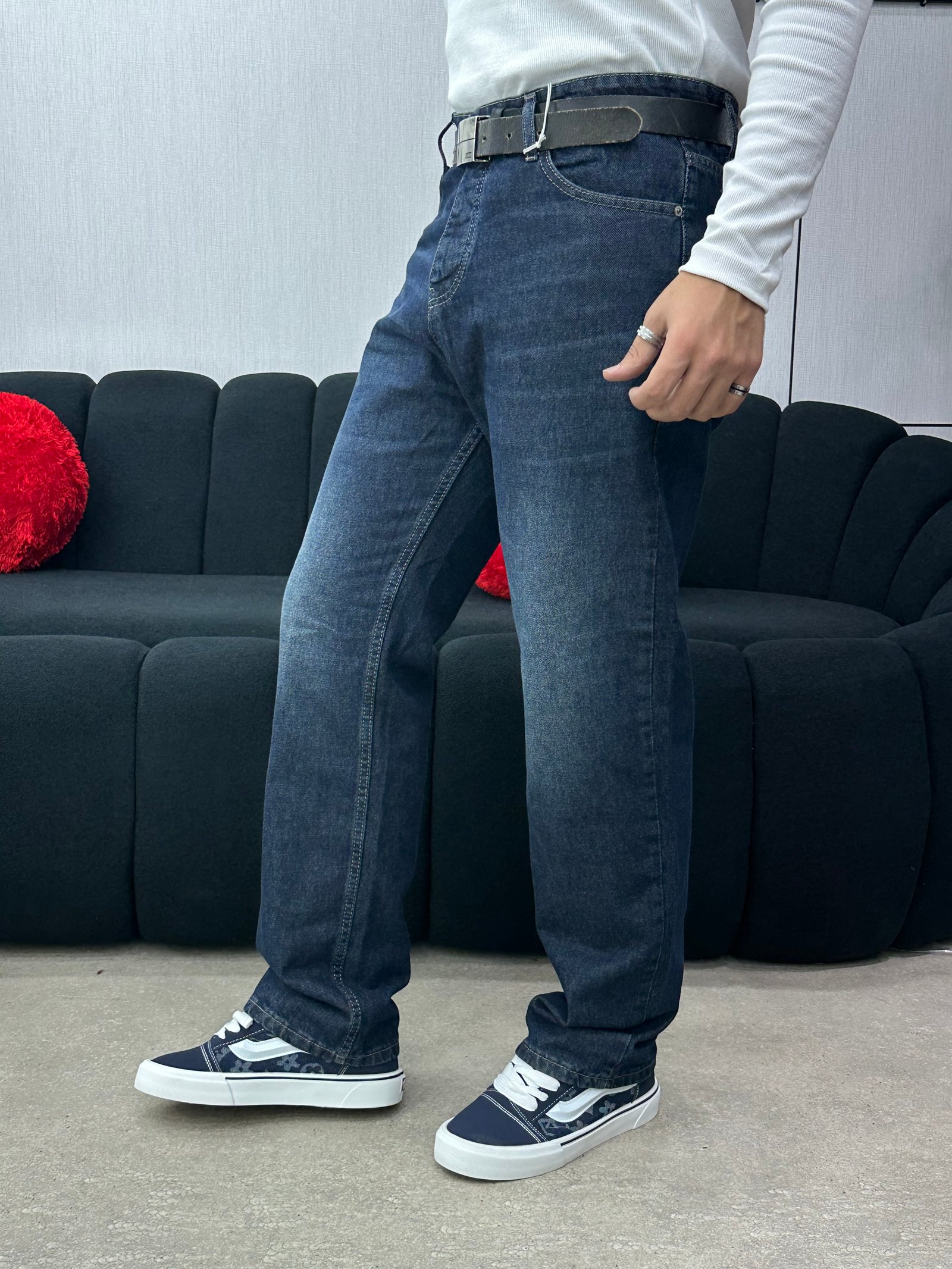 BLUE BAGGY JEAN WE11 - Standard