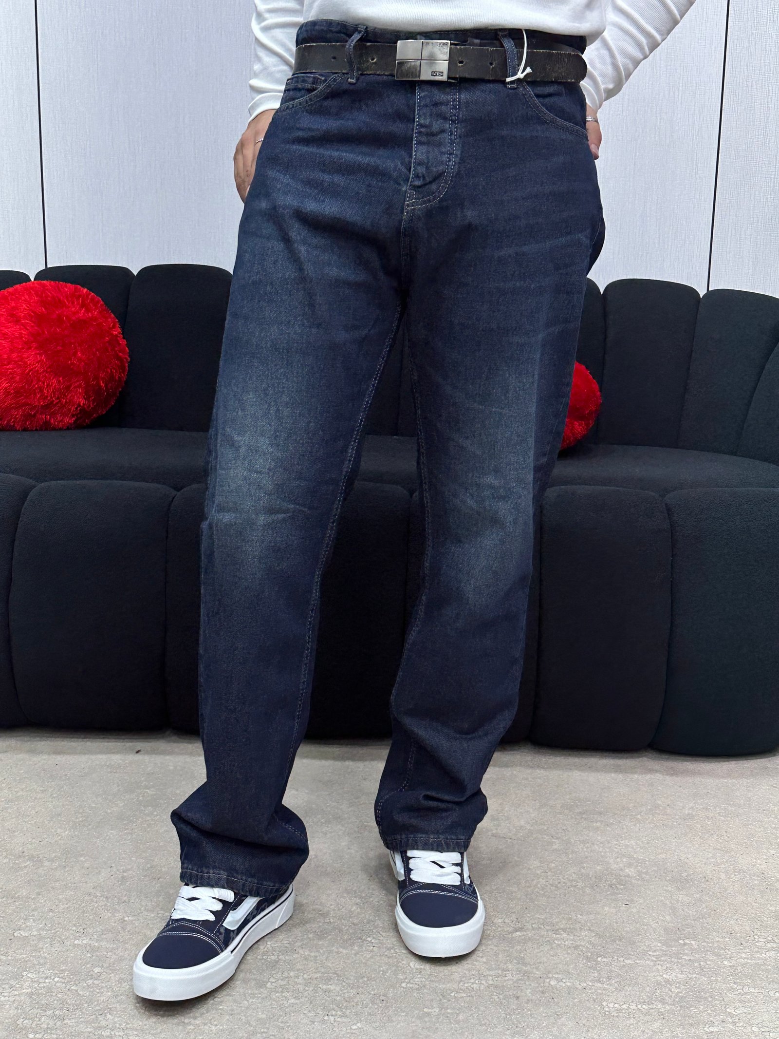 BLUE BAGGY JEAN WE11 - Standard