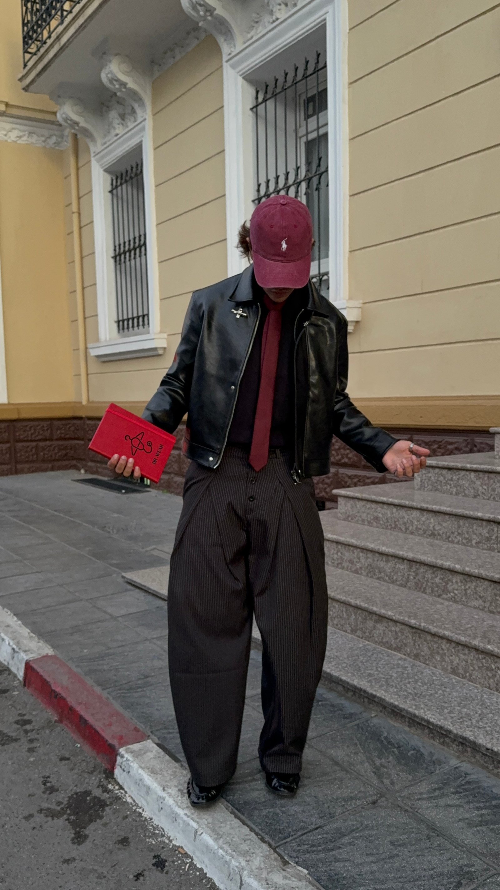 GG 1METAL LEATHER JACKET