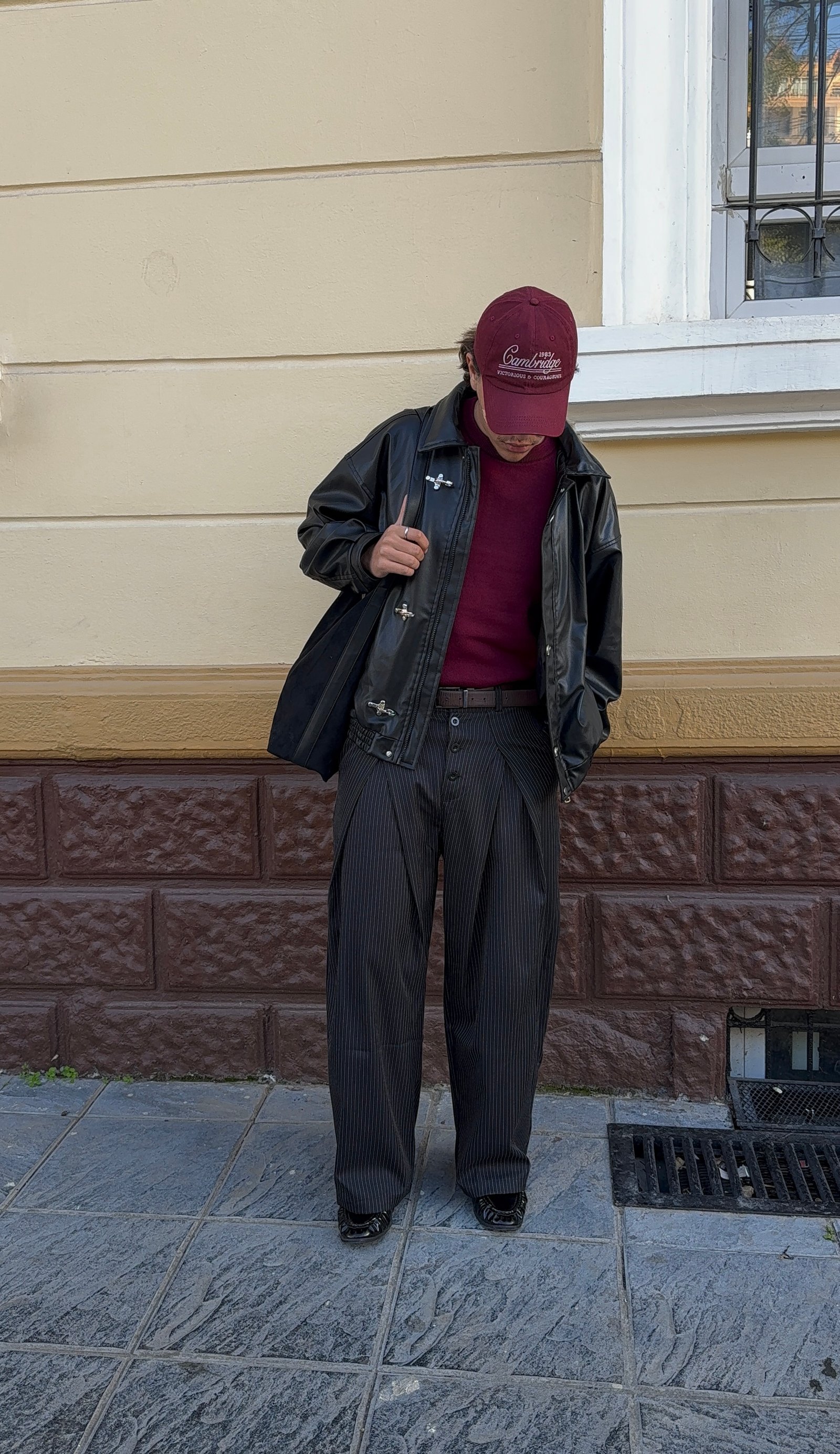 GG 3METAL LEATHER JACKET