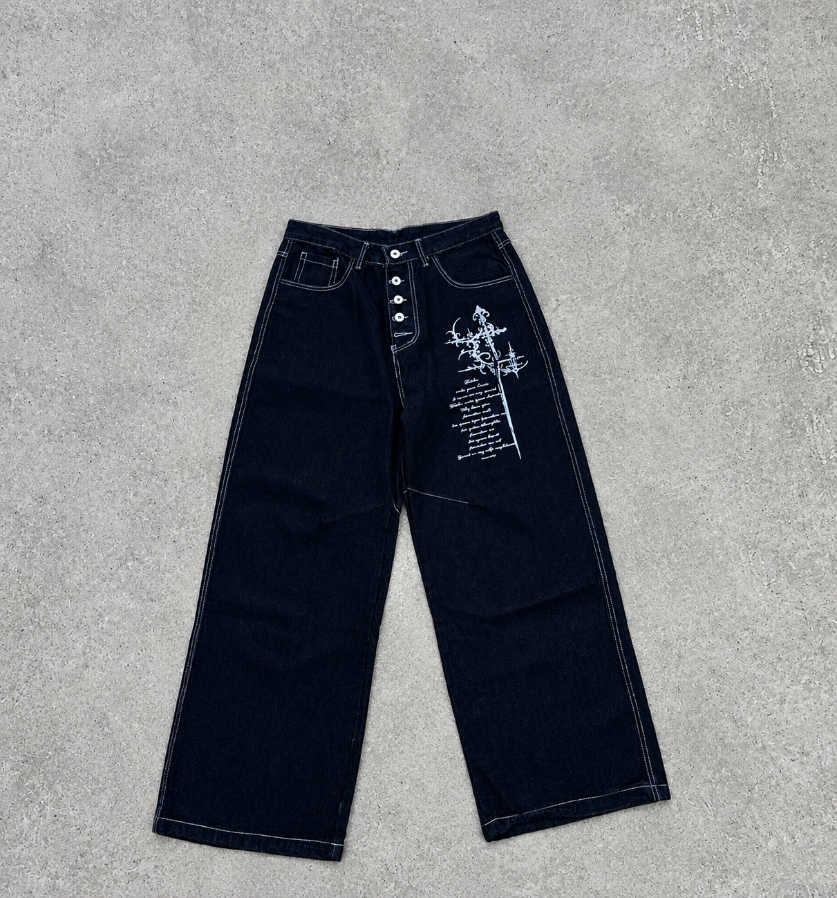 SWORD INDIGO BAGGY JEAN 
