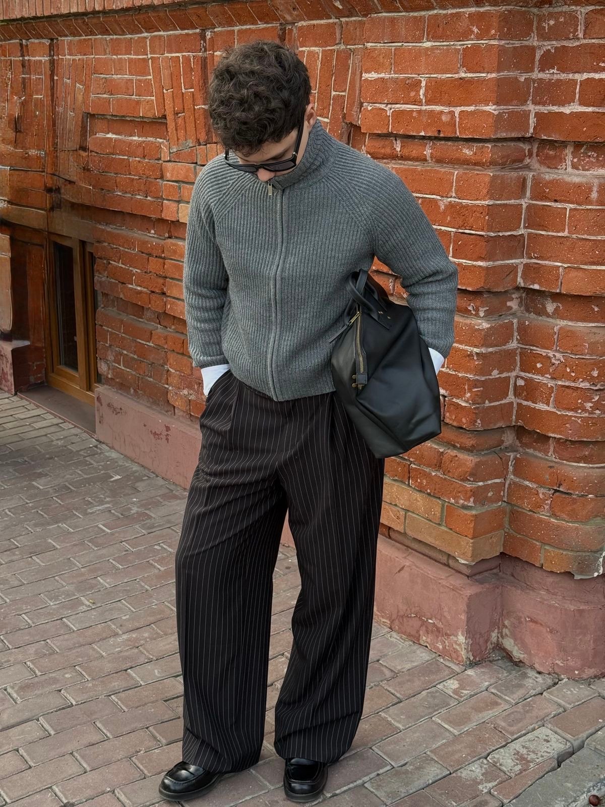 Pinstripe pants
