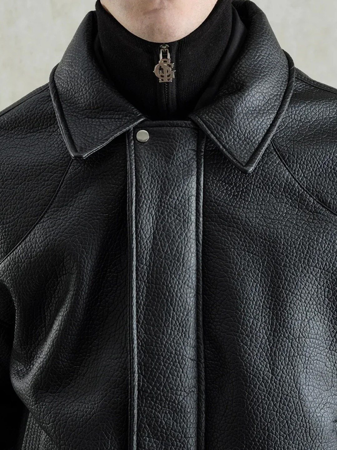 Viral leather jacket