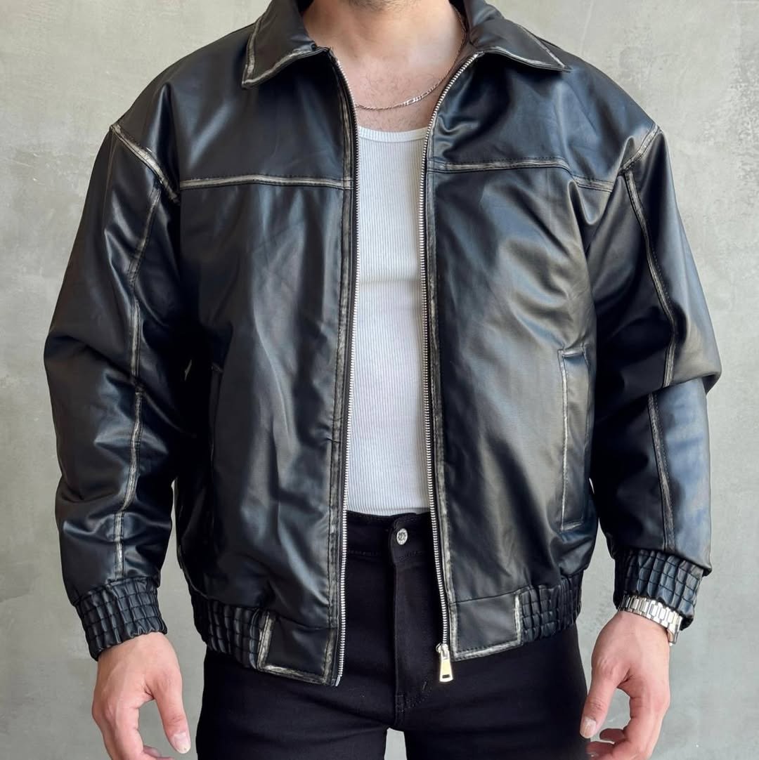 Vintage leather jacket