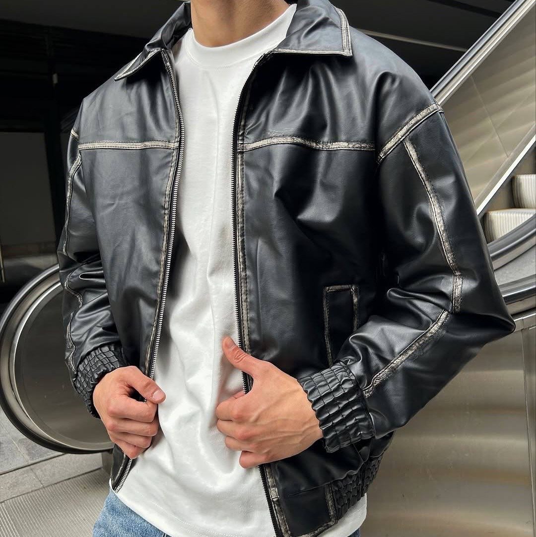Vintage leather jacket
