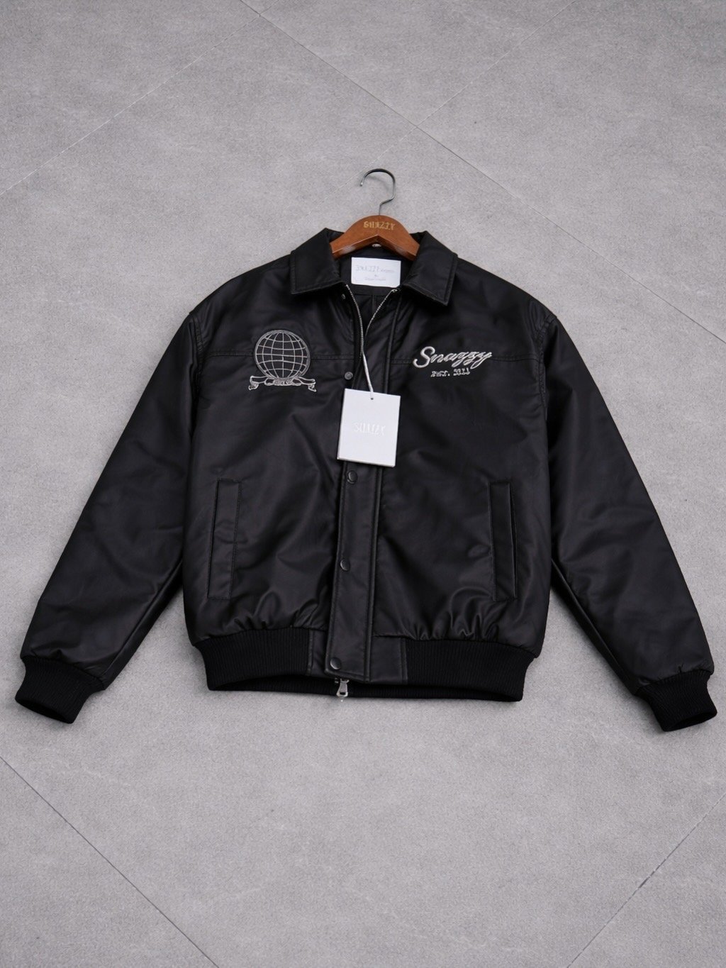 Snazzy leather jacket