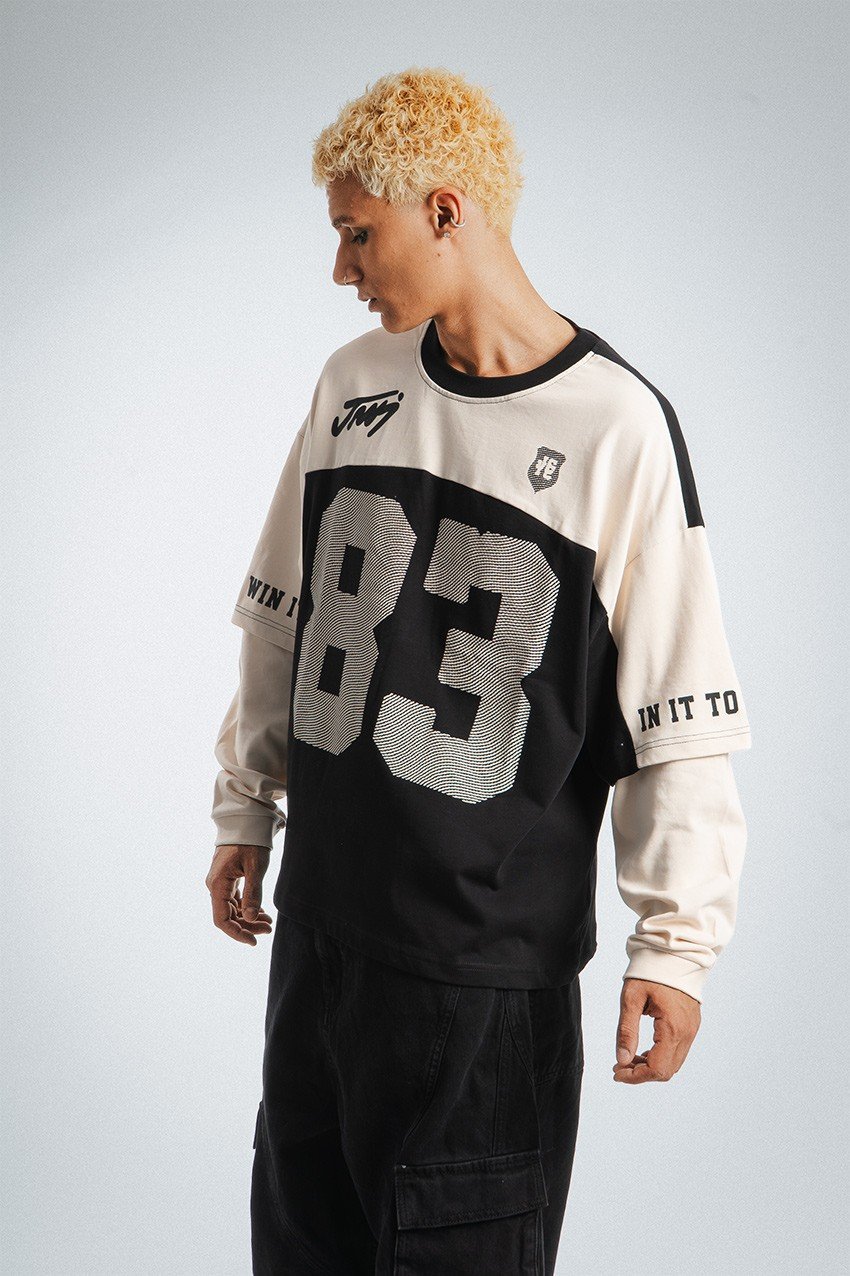 83 attached sleeves sweatshirt