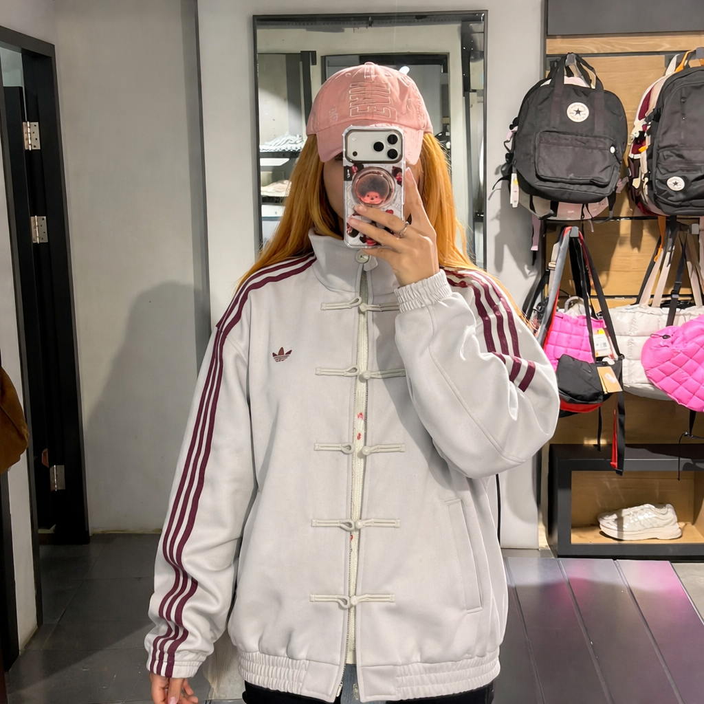 Chinese New Year Jacket Gris Clair