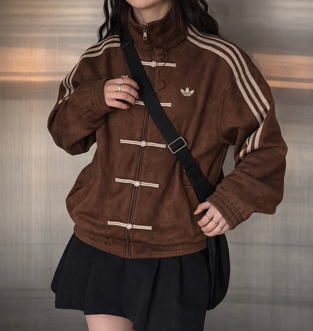 Brown Adidas Chinese New Year Jacket