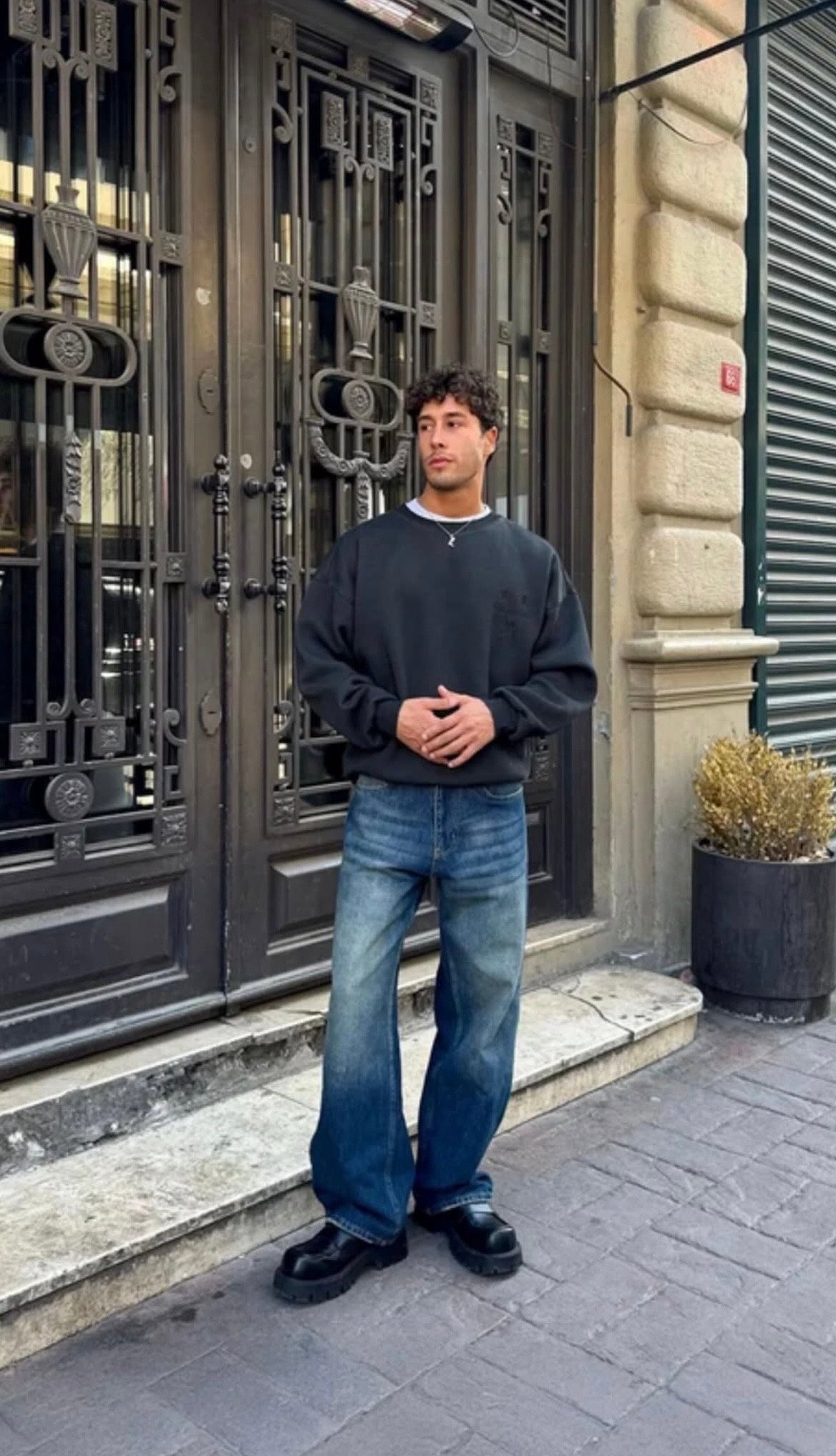 Faded Blue Extra Baggy Jeans PO