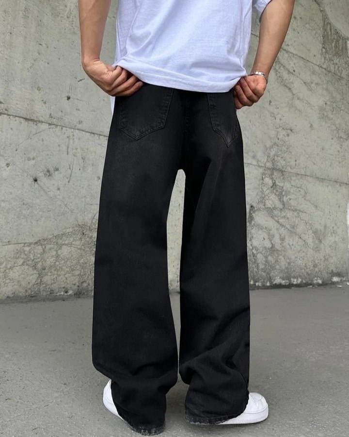 Full Black Extra Baggy Jean PO