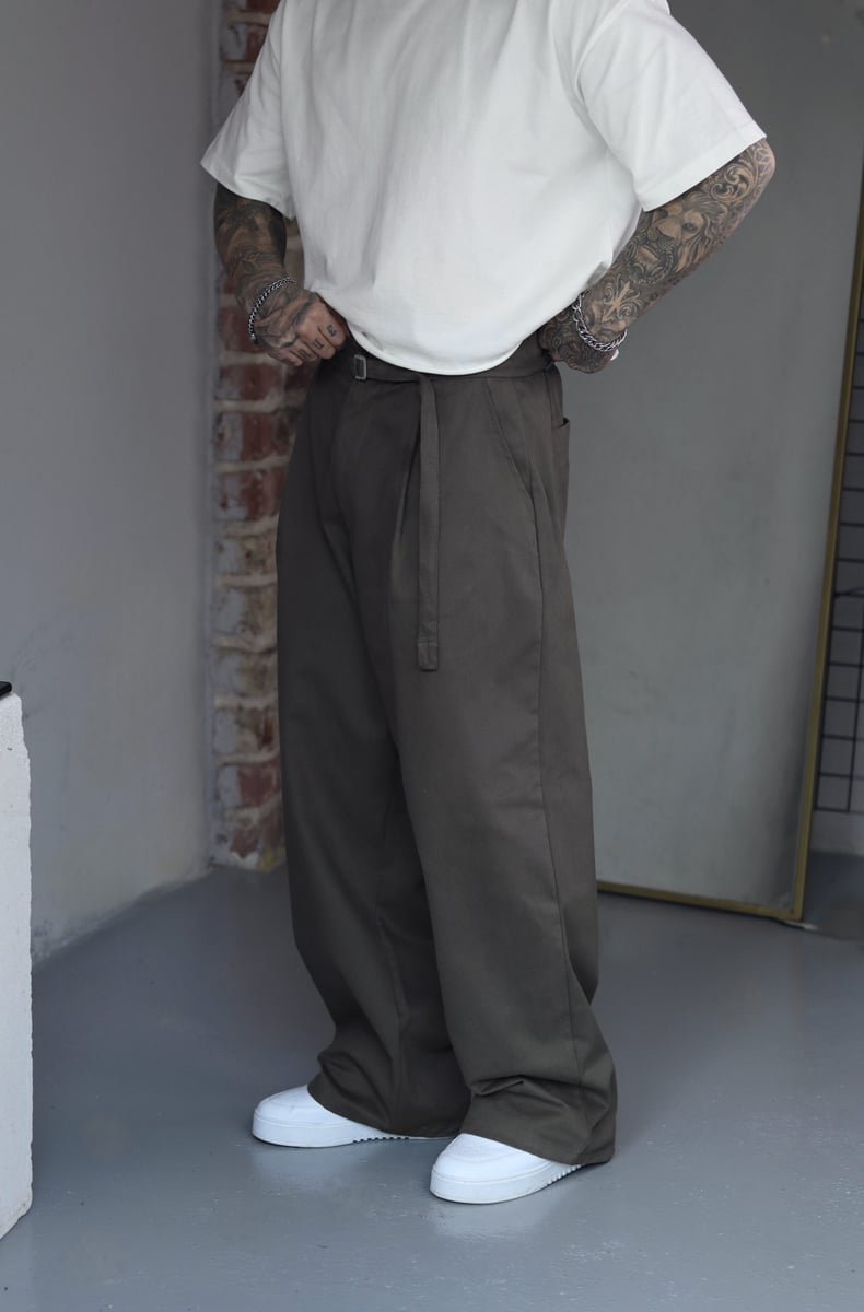 Haki ultra wide leg pant