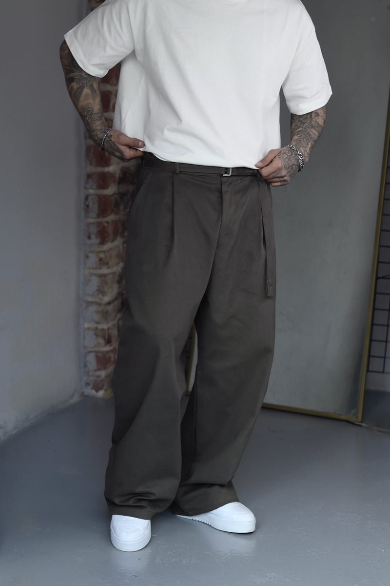 Haki ultra wide leg pant