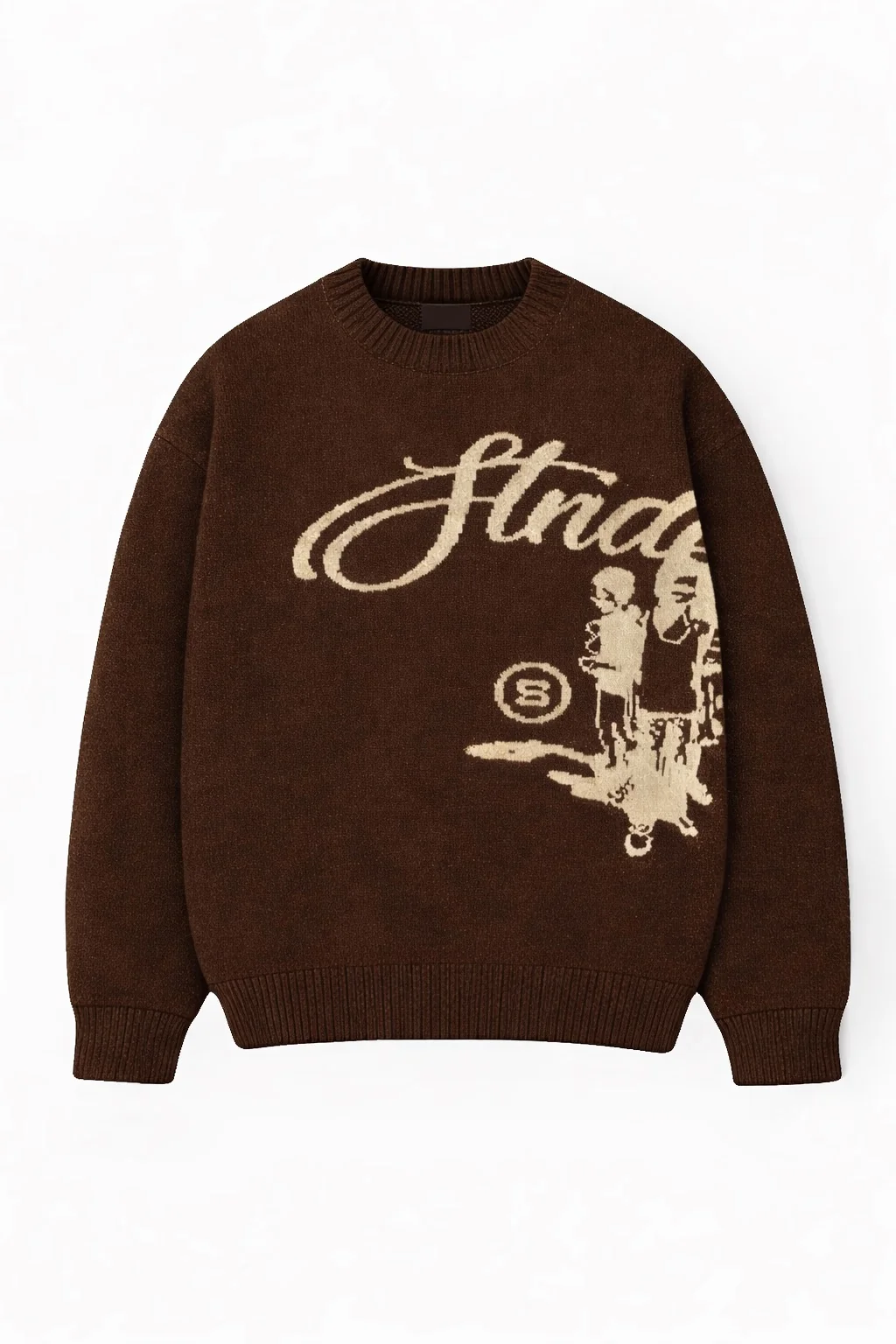 Brown Strides sweater