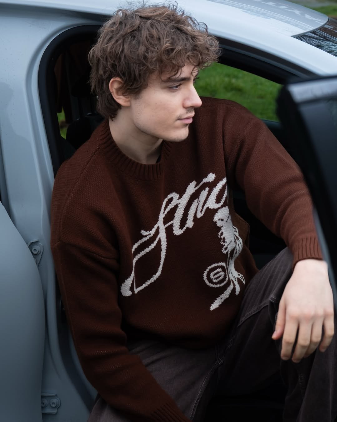 Brown Strides sweater