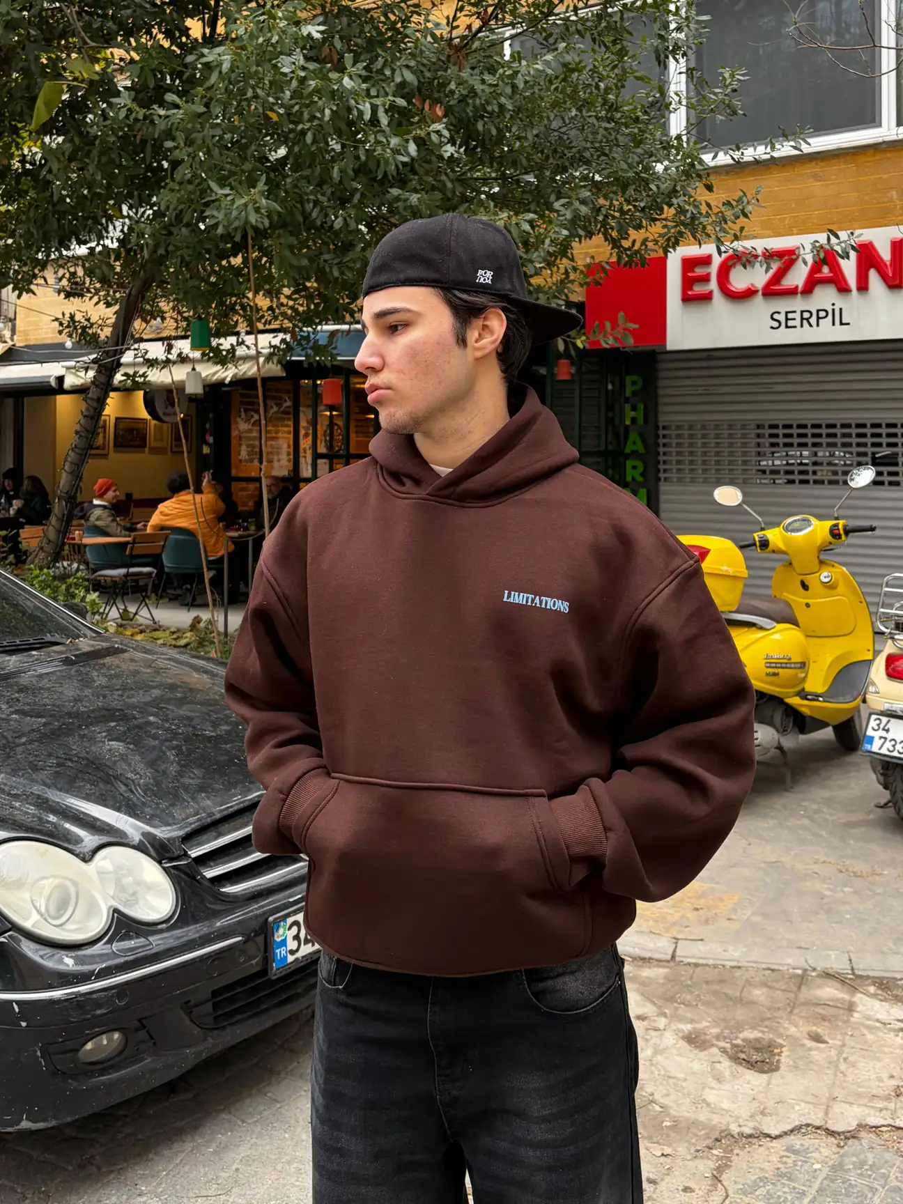 Brown Limitation hoodie