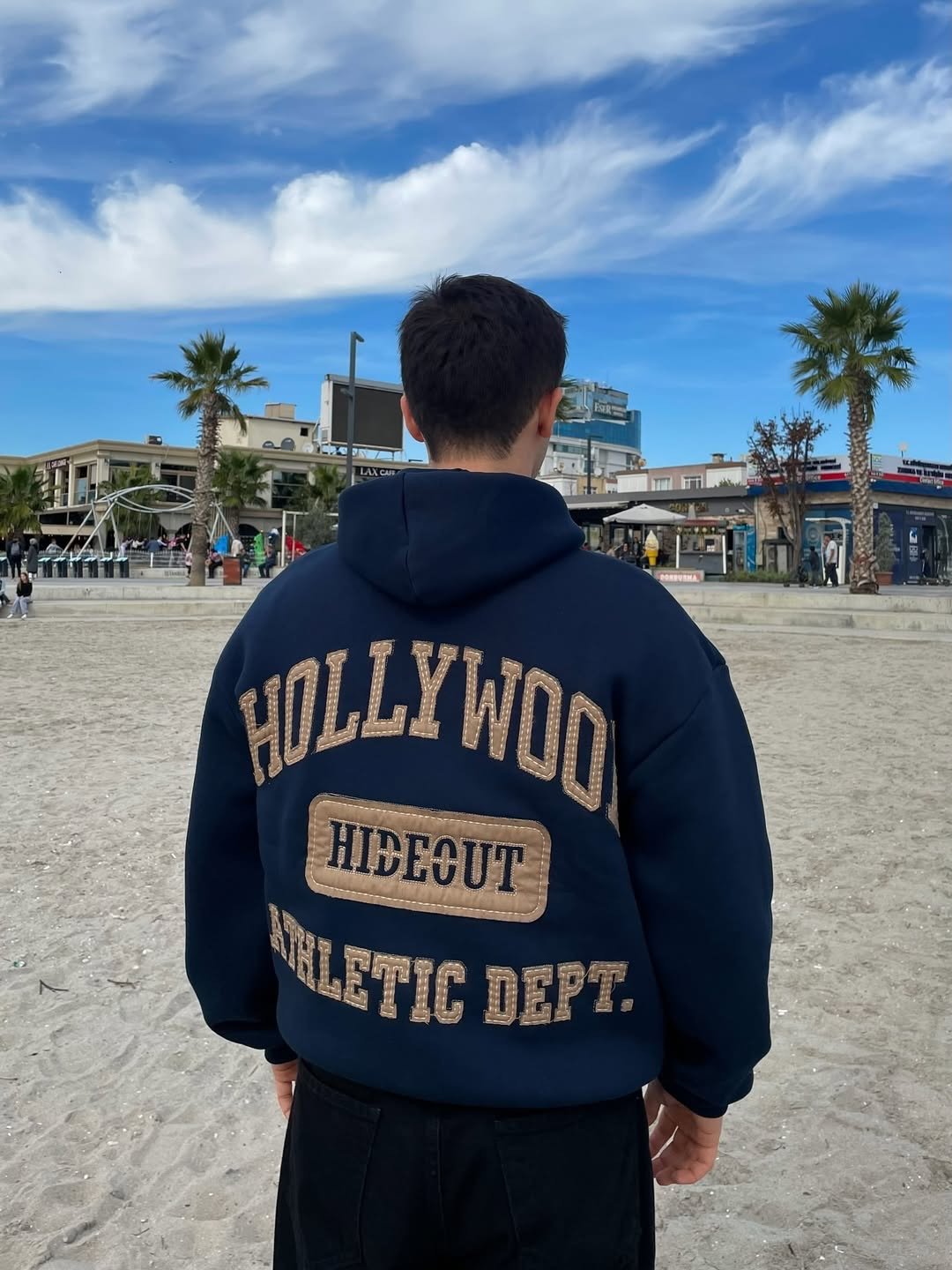 Blue Hollywood hoodie