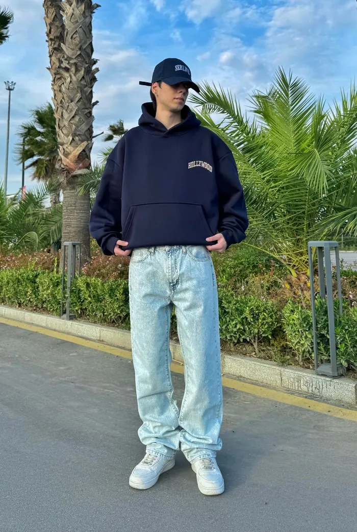 Blue Hollywood hoodie