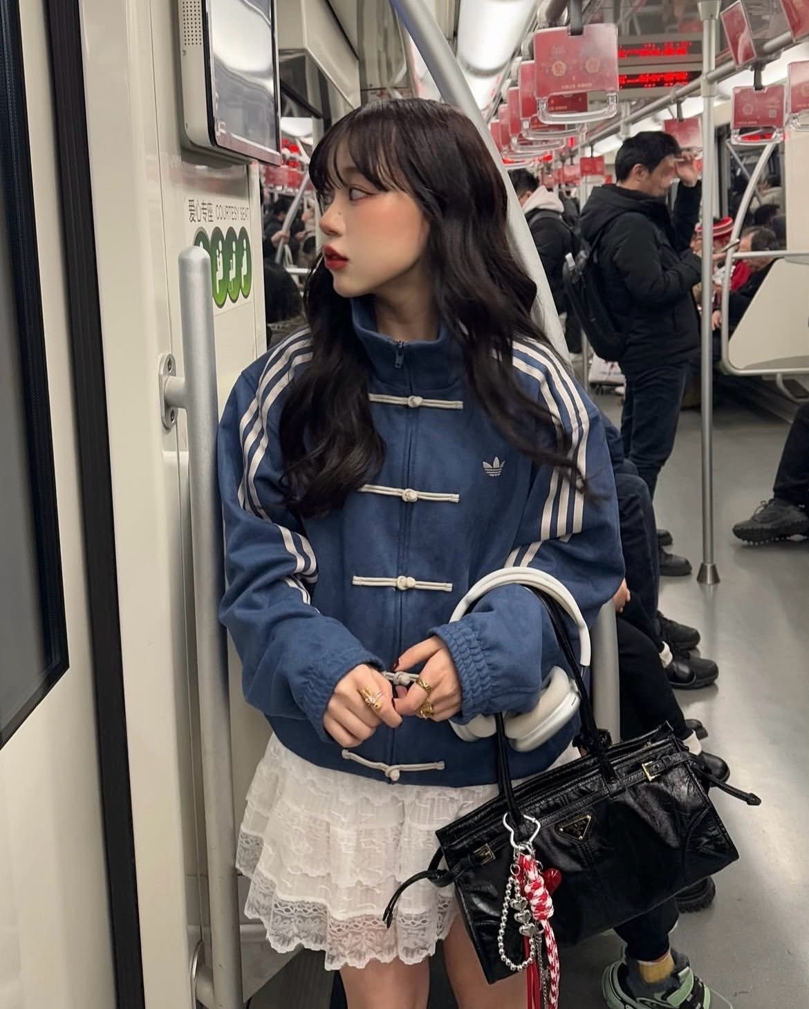 Chinese New Year Jacket bleu