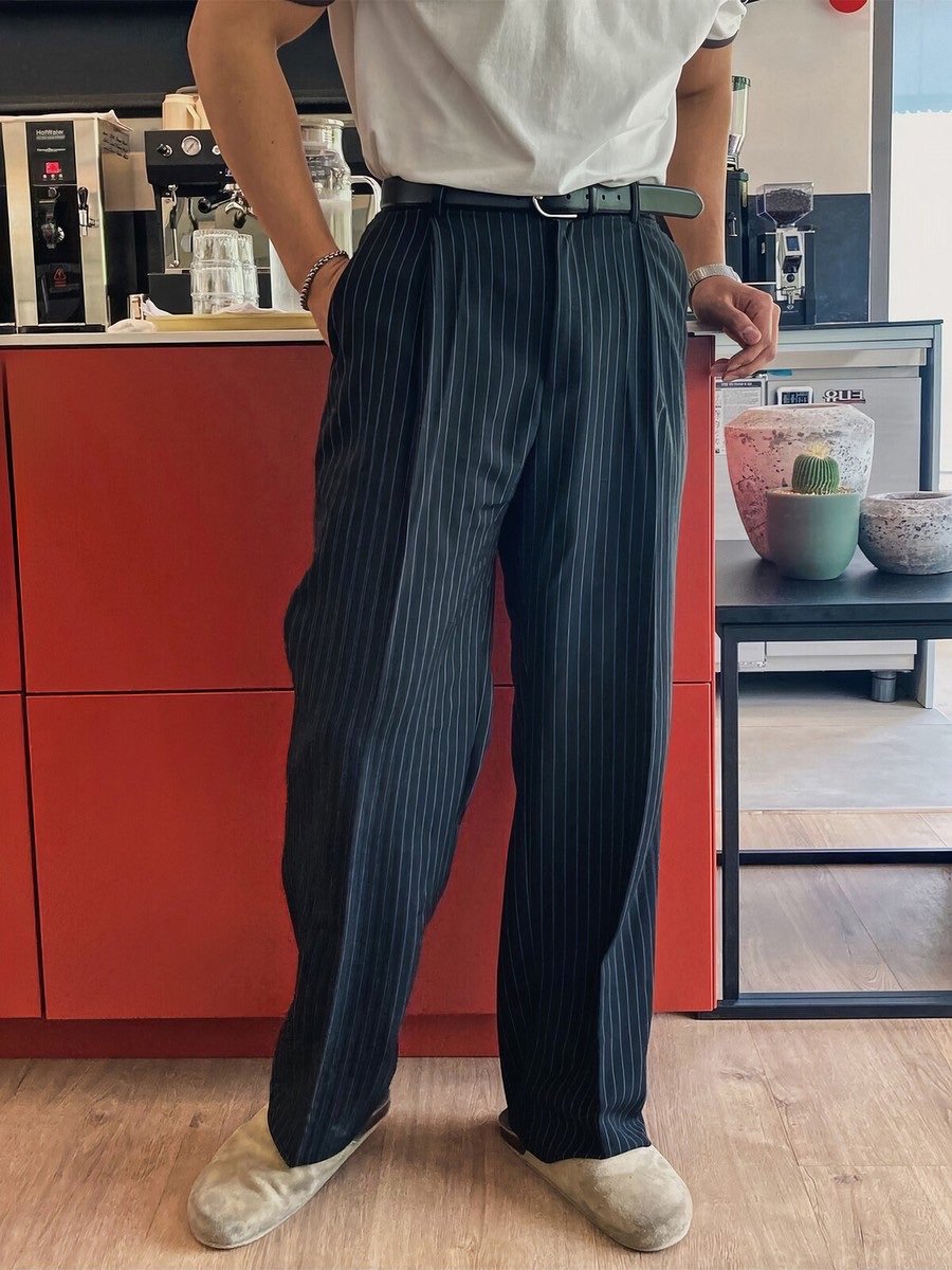 Blue Pinstripe pant