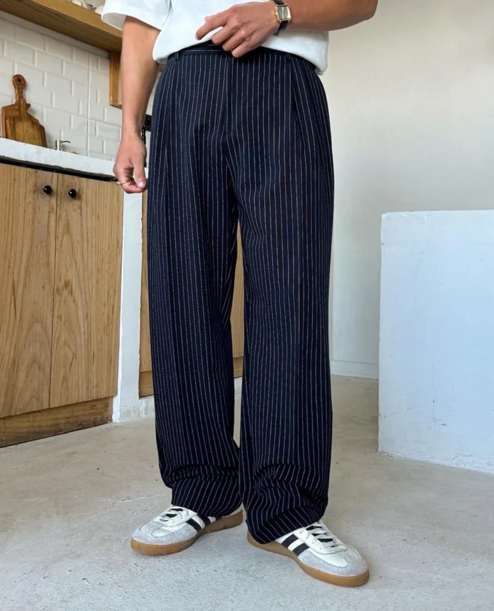 Blue Pinstripe pant