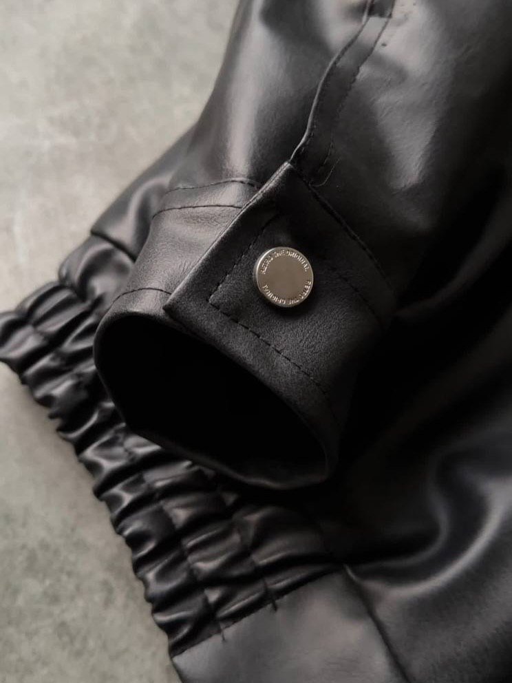 Retro leather jacket