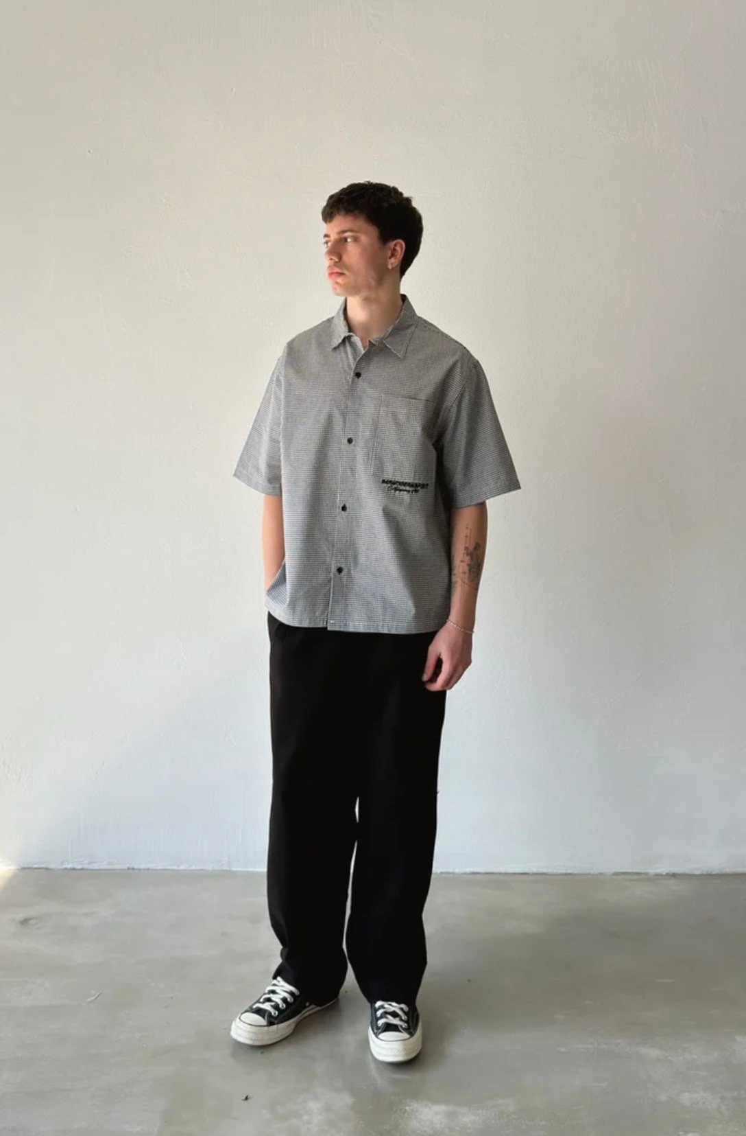 Barmodern Cropped oversized shirt