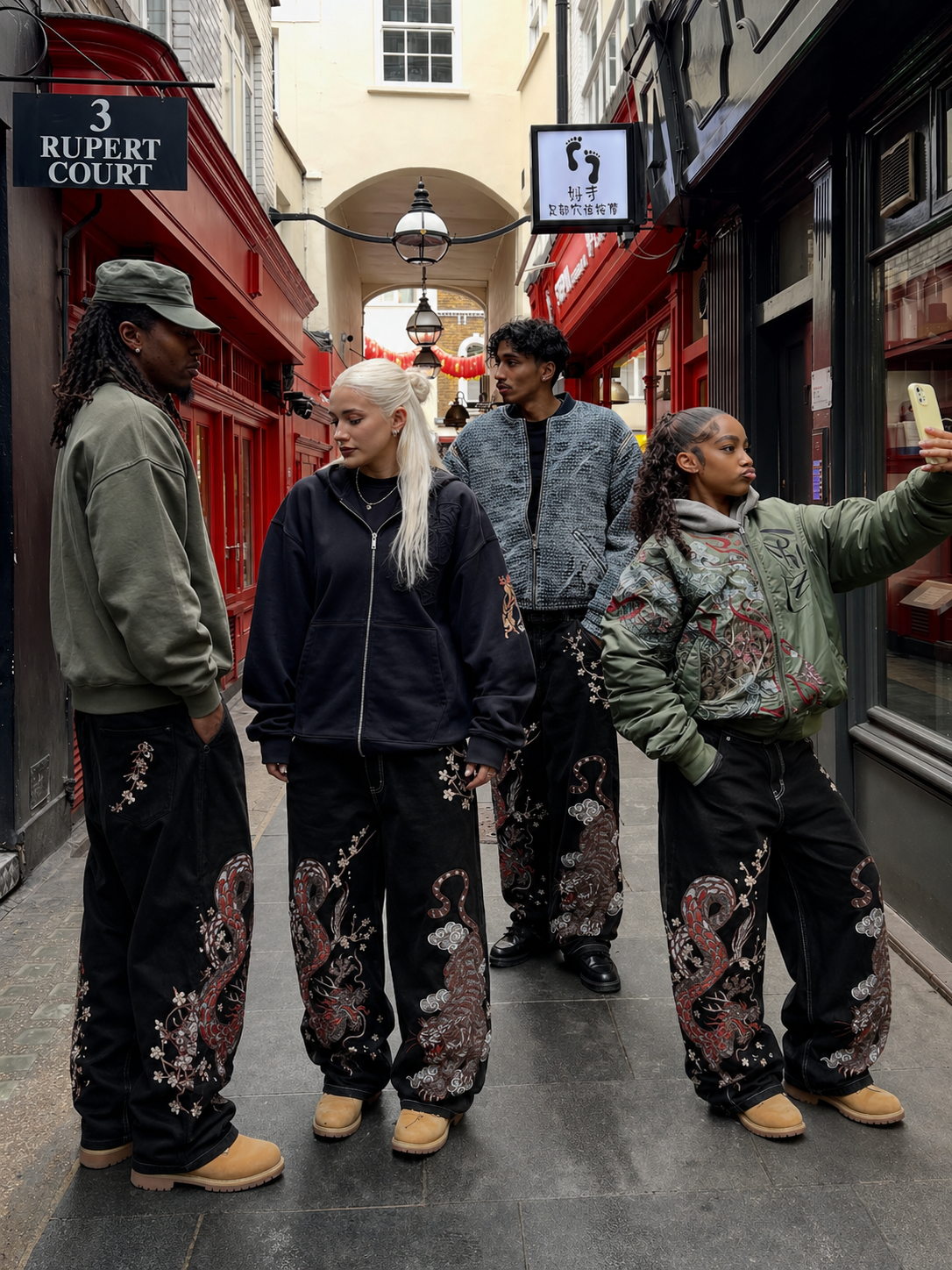 Yakuza wide leg jean