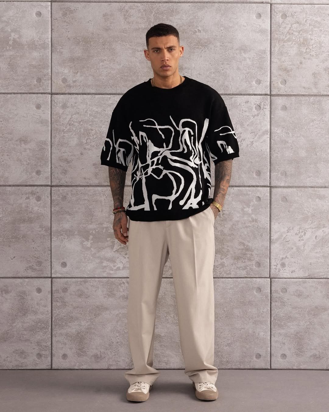 Sketch knit tshirt