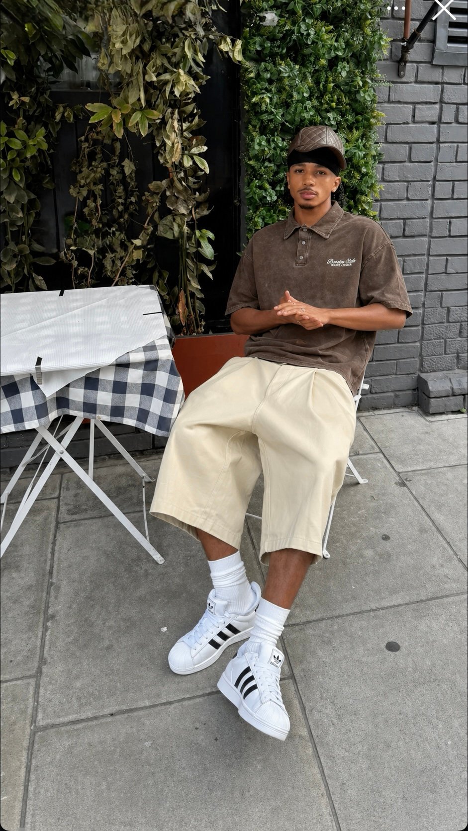 Brown Silence-power Tshirt with Col