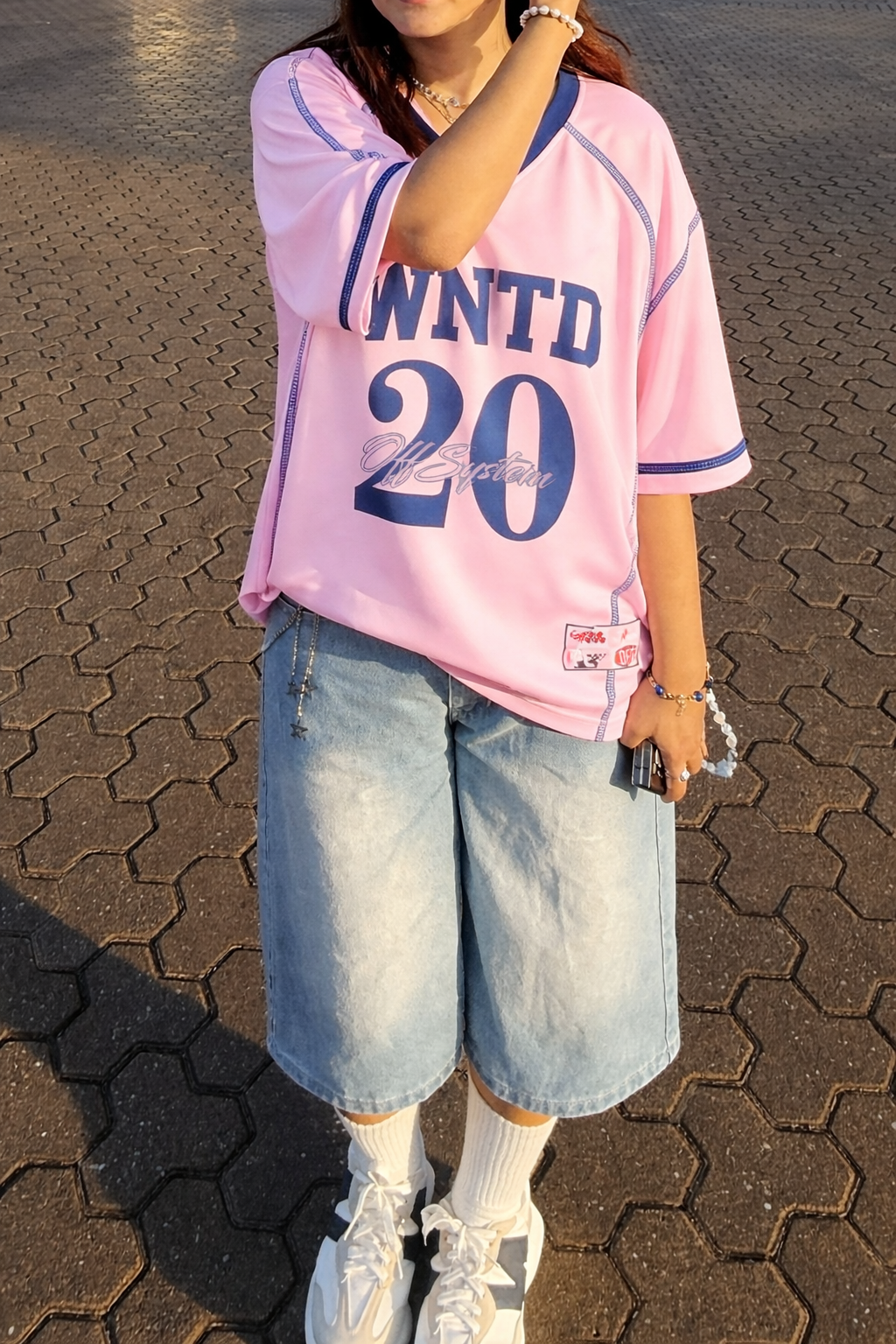 PINK WNTD 20 JERSEY