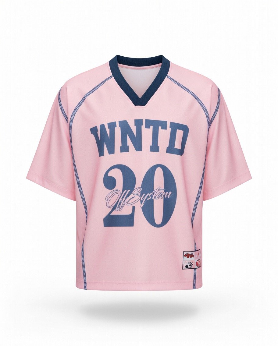 PINK WNTD 20 JERSEY