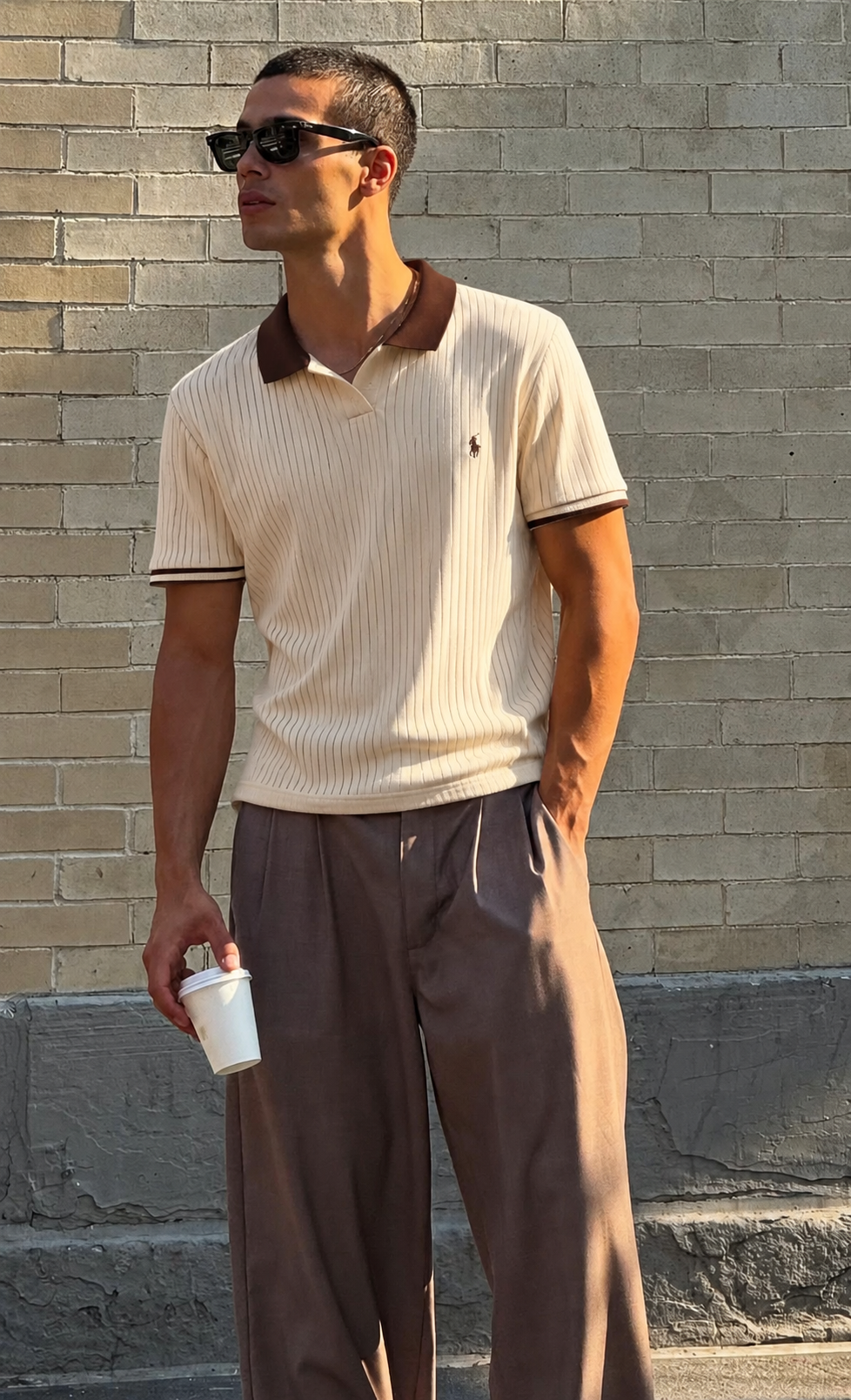 Premium Ribbed Knit Polo RL