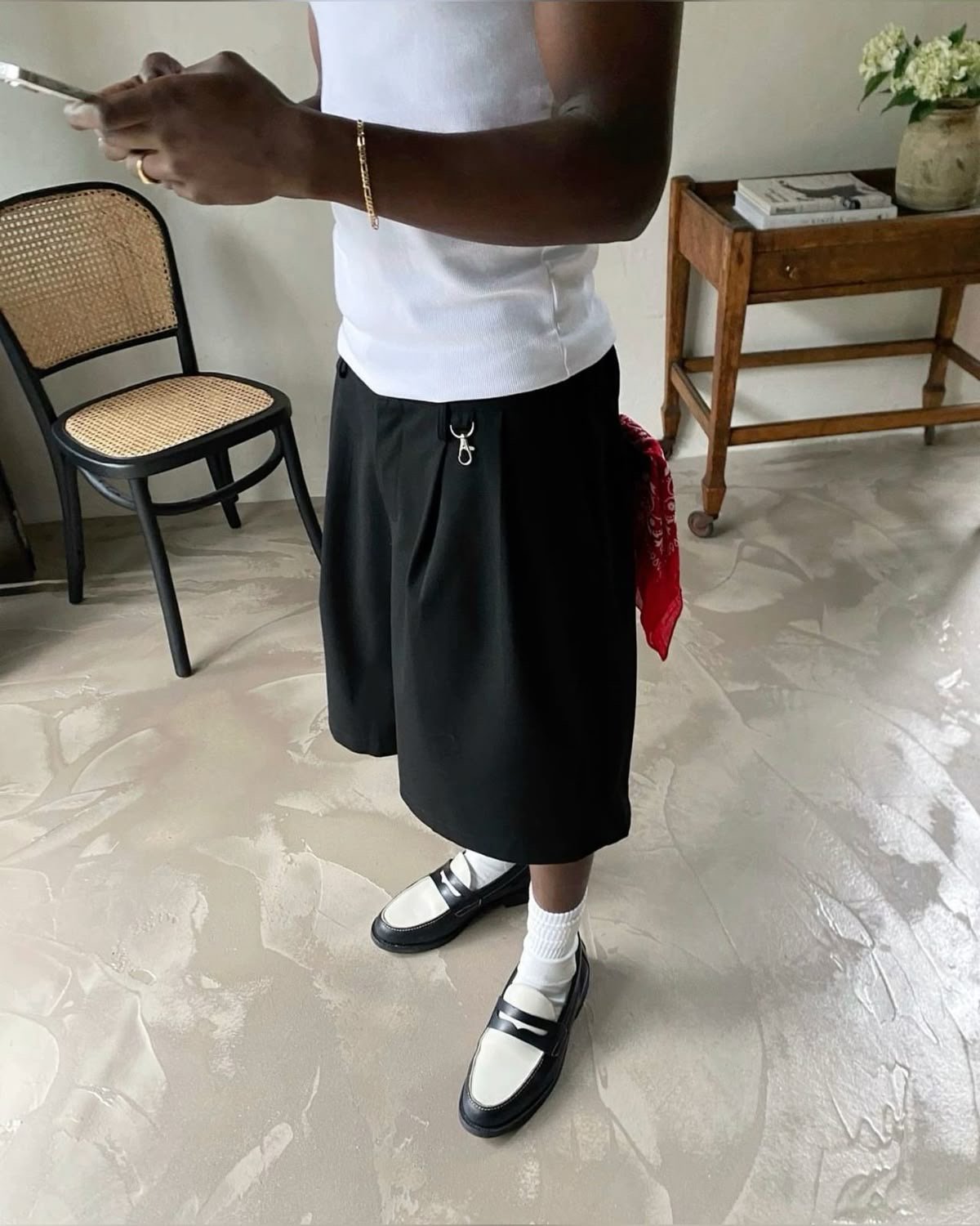 TWO TONE PENNY LOAFER