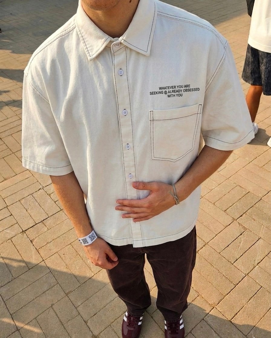 Berliere reseted cropped shirt