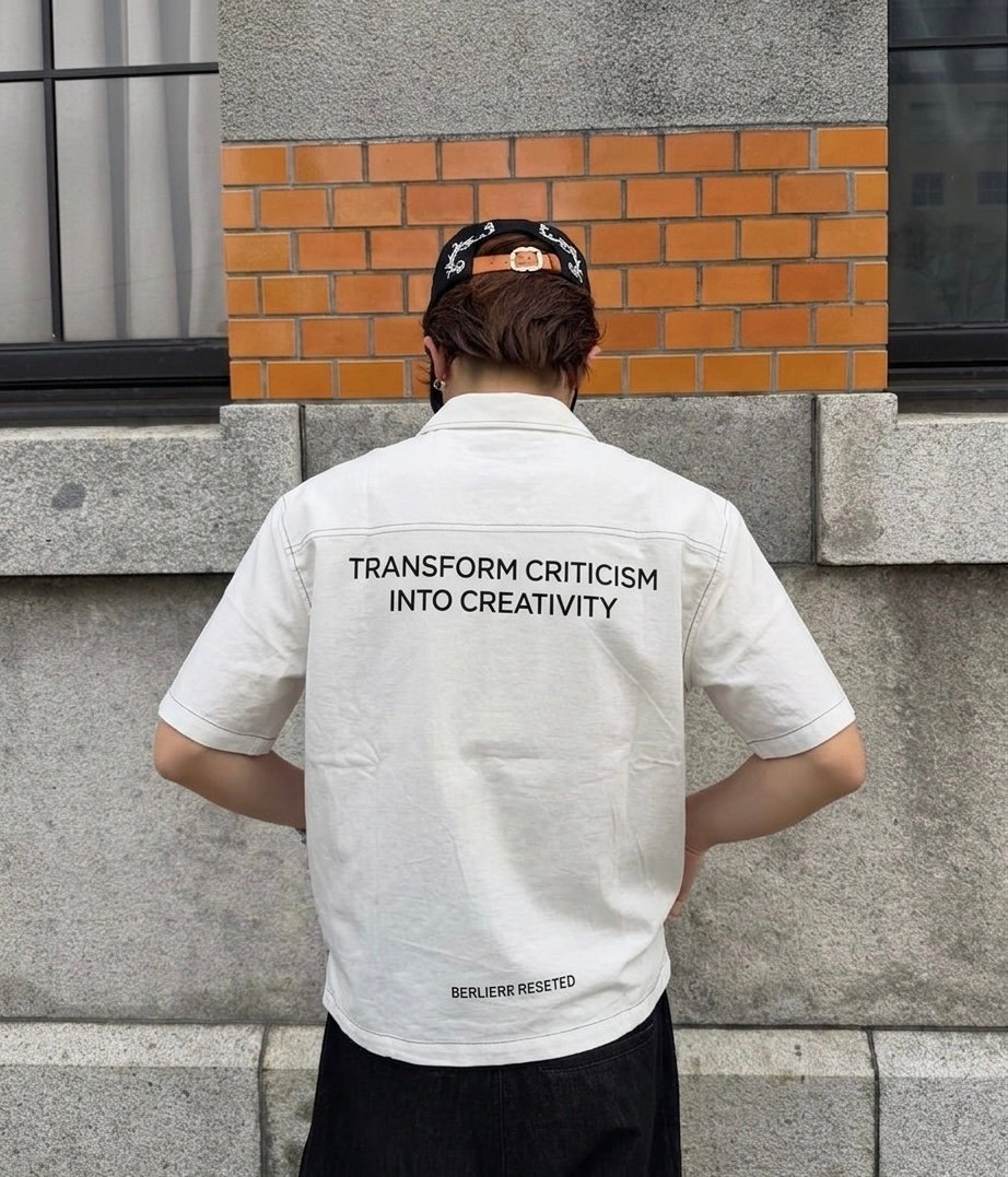 Berliere reseted cropped shirt