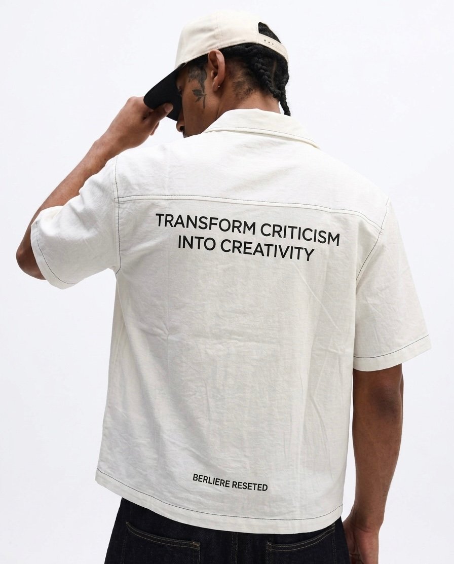 Berliere reseted cropped shirt