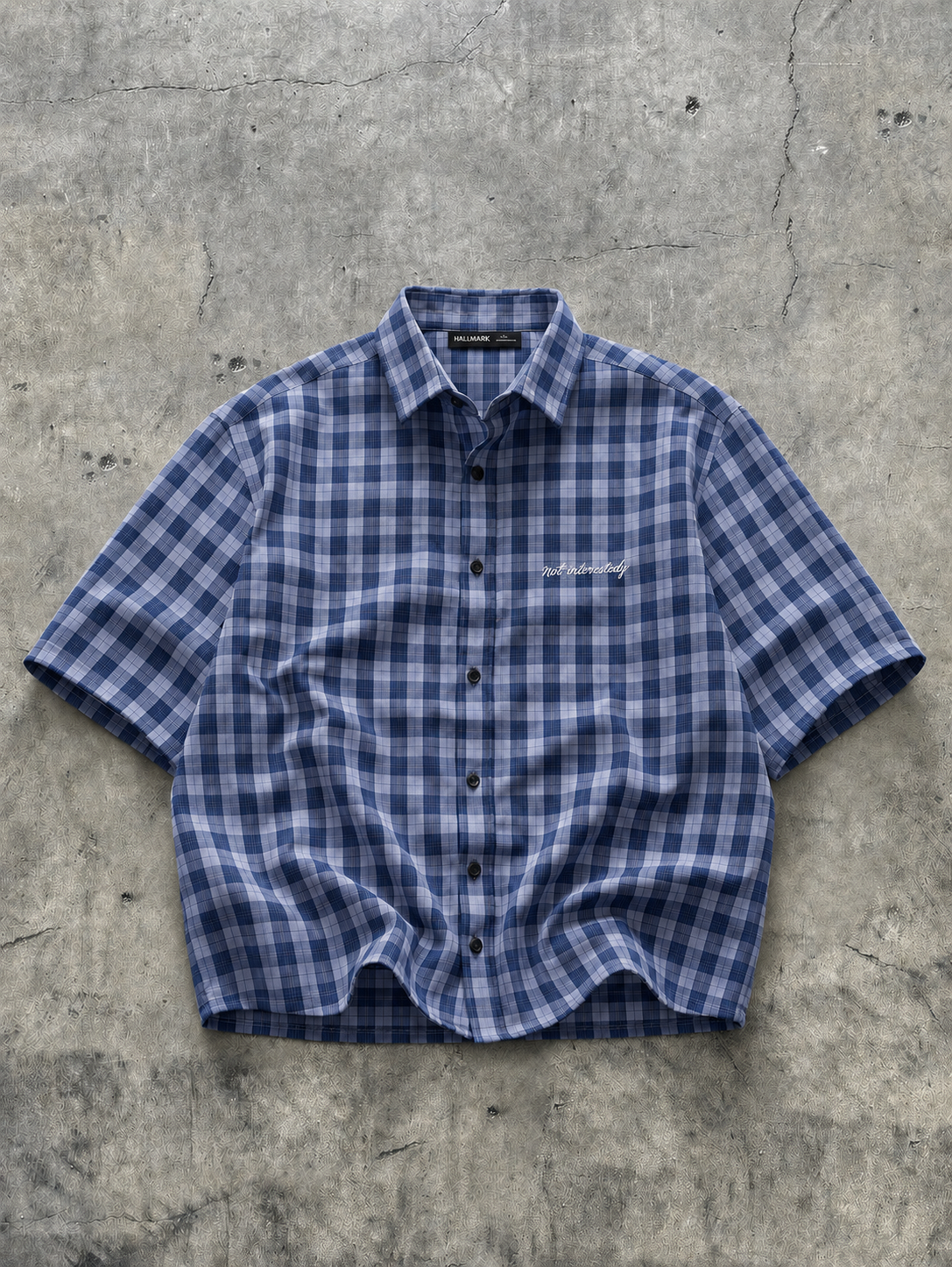 Blue Sorry Plaid shirt
