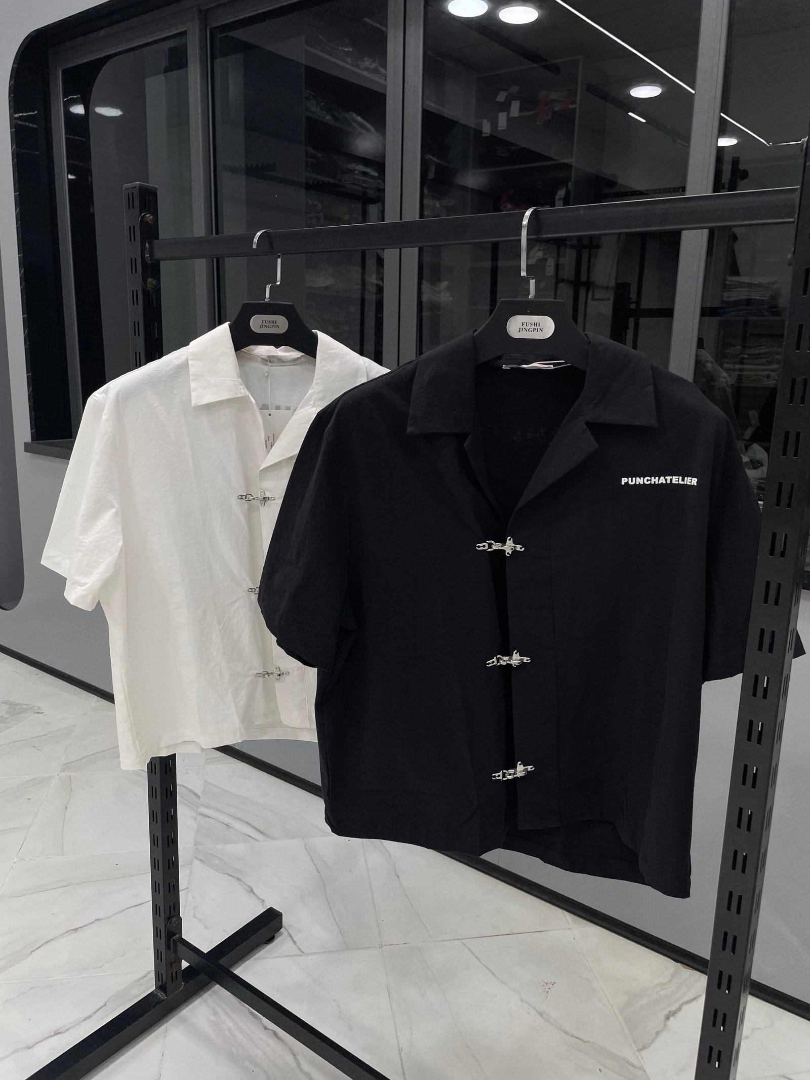 Chinese cropped shirt