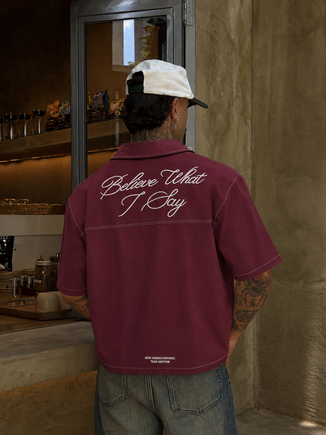 Believe what i say Cropped shirt