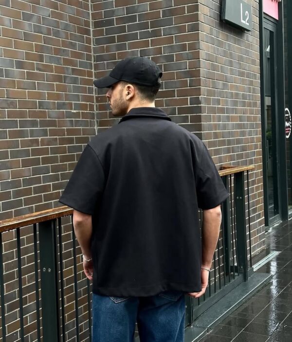 New oversized zip-up shirt - Image 3